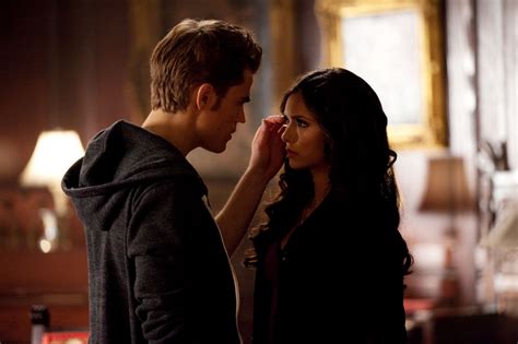 vampire diaries katherine vampire|vampire diaries katherine bite stefan.